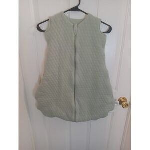 Yoofoss Green Sleep Sack Quilted Winter Baby Wearable Blanket, 100% Cotton Large